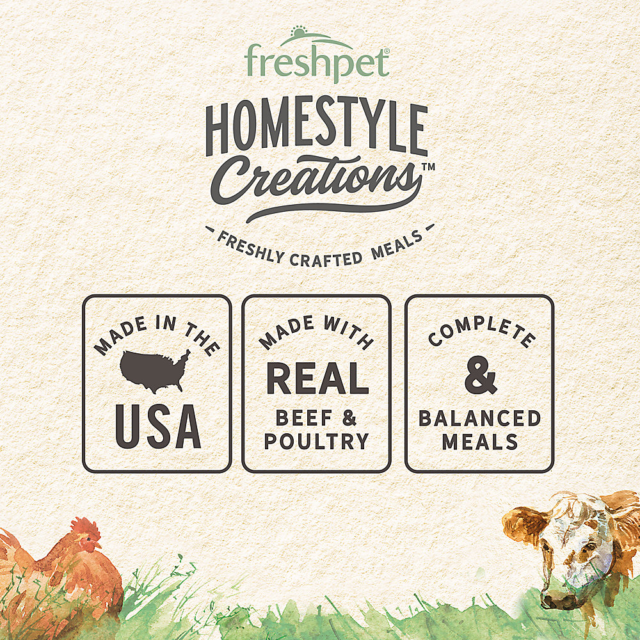 Freshpet Homestyle Creations Beef, Chicken & Turkey Recipe 1lb - Image 2