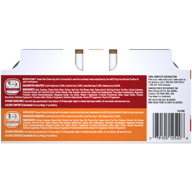 NUTRO ULTRA Filets in Gravy Wet Dog Food, Grain Free Bistro Mix Variety Pack, 3.5 Oz (Pack of 12) - Image 11