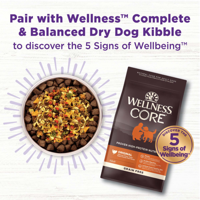 Wellness Bowl Boosters Functional Freeze-Dried Dog Food Topper, Digestive Health, 4 Ounce Bag - Image 3