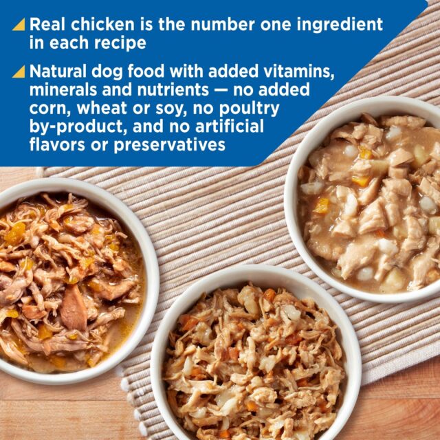Nature’s Recipe Chicken, Salmon and Turkey Recipes Variety Pack Wet Dog Food, 2.75 oz. Cup, 12 Count - Image 3