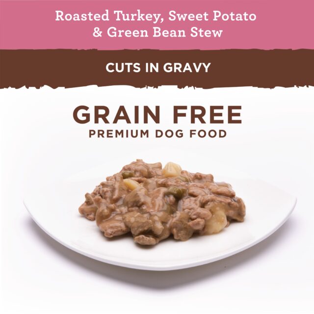 Nutro Hearty Stew Natural Cuts In Gravy Roasted Turkey, Sweet Potato & Green Bean Stew Adult Wet Dog Food, 12.5 Oz. Can - Image 5