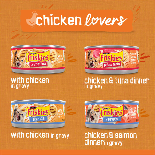 Purina Friskies Pate, Soft Chicken Lovers Variety Pack, Wet Cat Food, 5.5 oz Cans, 32 Pack - Image 10