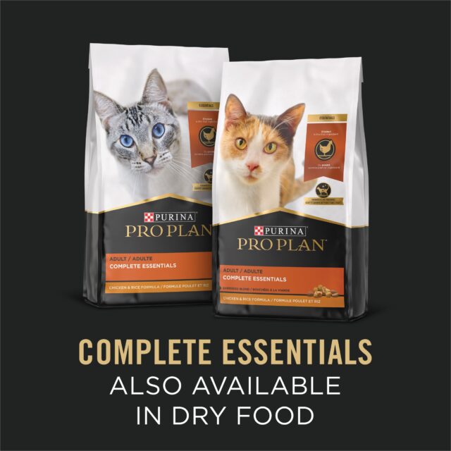 Purina Pro Plan High Protein Wet Cat Food Variety Pack Complete Essentials Seafood Favorites - Image 3