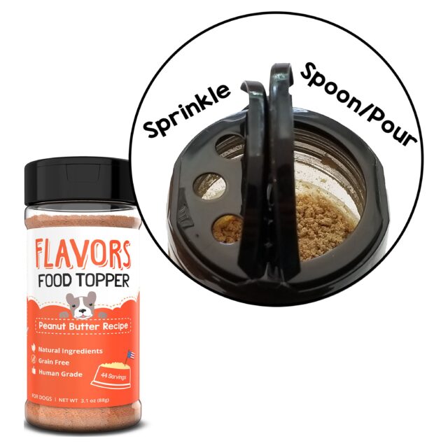 FLAVORS Food Topper for Dogs, Peanut Butter Recipe, 6-Ounce, Pack of 2 - Image 5