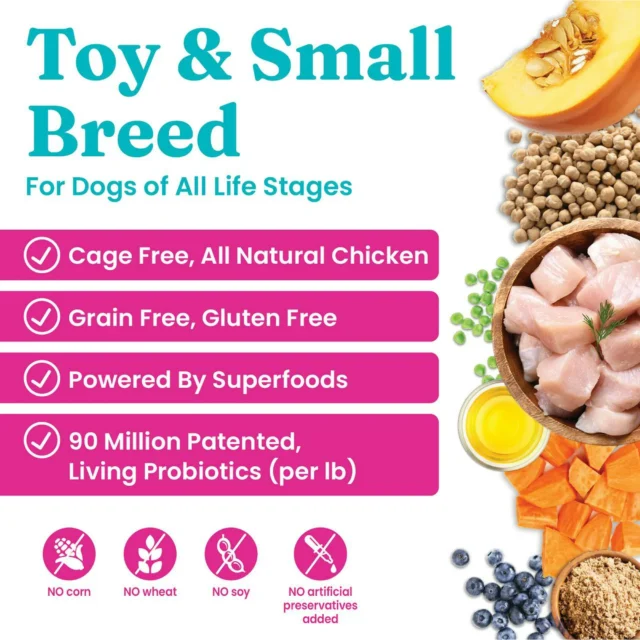 Solid Gold Mighty Mini Grain-Free Small Breed Dry Dog Food, Chicken, 4 lb. - Image 4