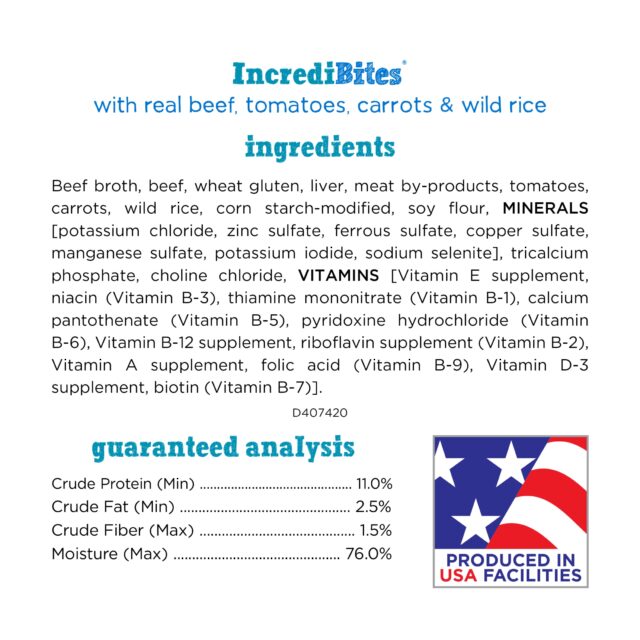 Purina Beneful IncreditBites Small Wet Dog Food Soft Chicken, Beef & Salmon, 3 oz Cans (12 Pack) - Image 8