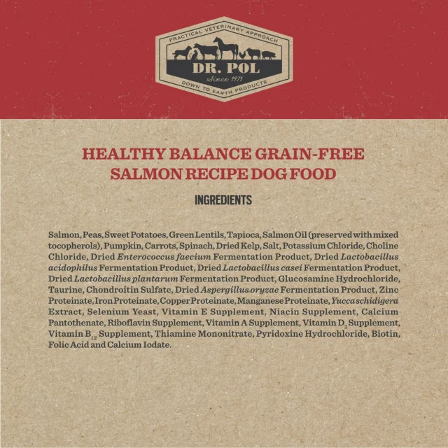 Dr. Pol Healthy Balance Limited Ingredient Grain-Free Salmon Recipe Dog Food - Image 6