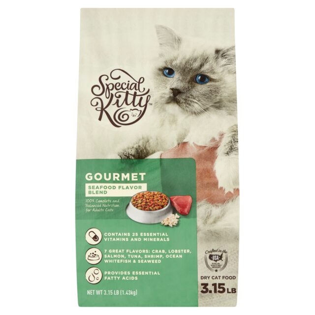 Special Kitty Gourmet Formula Seafood Blend Flavor Dry Cat Food