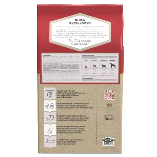 Dr. Pol Healthy Balance Limited Ingredient Grain-Free Salmon Recipe Dog Food - Image 2