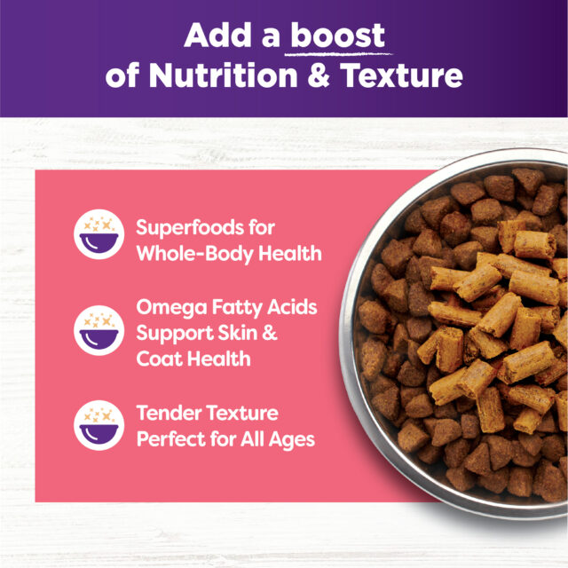 Wellness Bowl Boosters Tender Toppers, Healthy Grain Free Dog Food Topper, Lamb & Salmon Recipe, 8 Ounce Bag - Image 6