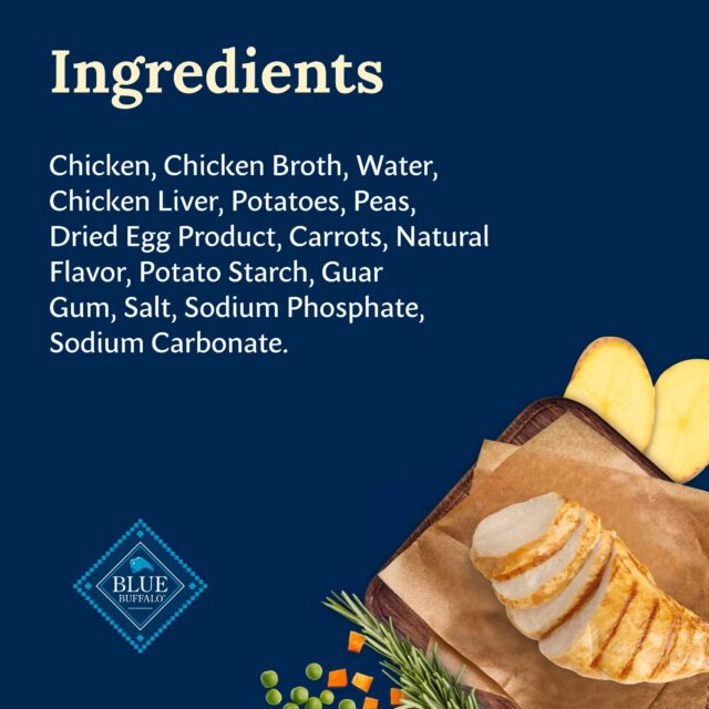 Blue Buffalo Delectables Natural Wet Dog Food Toppers, Tasty Chicken, 3-oz - Image 4
