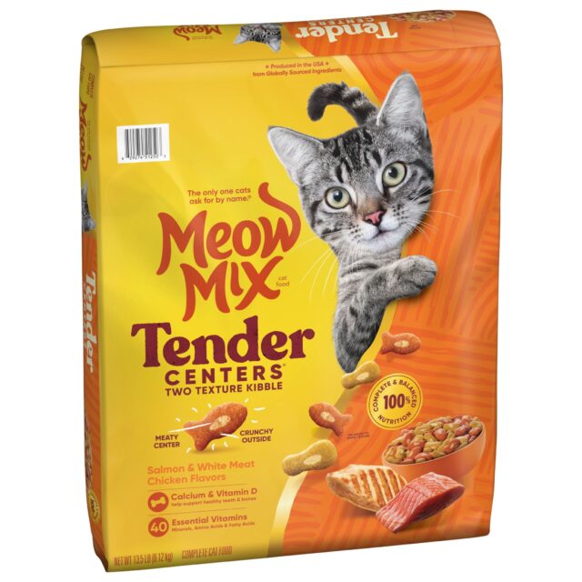 Meow Mix Tender Centers Dry Cat Food, Salmon & White Meat Chicken Flavors - Image 7