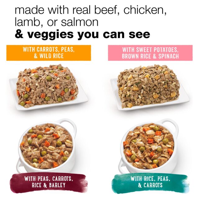 Purina Beneful Chopped Blends Wet Dog Food Soft Beef, Chicken, Salmon & Lamb, 10 oz Tubs (16 Pack) - Image 7