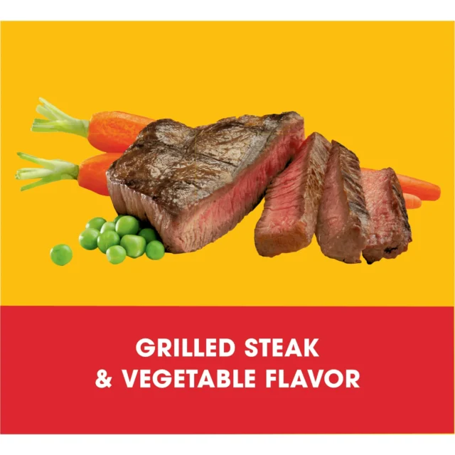 Pedigree Complete Nutrition Grilled Steak & Vegetable Dry Dog Food For Adult Dog, 18 Lb Bag - Image 3