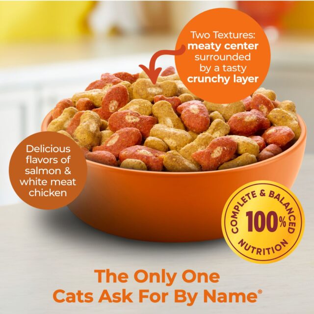 Meow Mix Tender Centers Dry Cat Food, Salmon & White Meat Chicken Flavors - Image 5