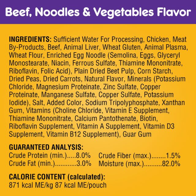 Pedigree Choice Cuts In Gravy Adult Soft Wet Dog Food Variety Pack, 3.5 Oz. Pouches (18 Pack) - Image 5