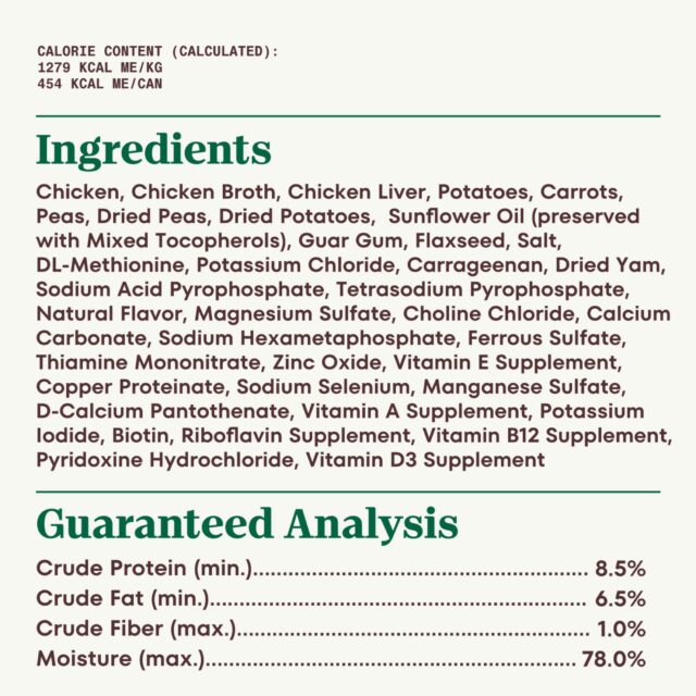 Nutro Premium Loaf Natural Chicken, Potato, Carrot & Pea Wet Dog Food For Adult Dog, 12.5 Oz Can - Image 5