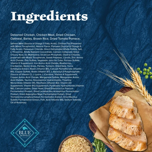 Blue Buffalo Wilderness Adult High-Protein Dry Dog Food, Chicken Plus Wholesome Grains - Image 4