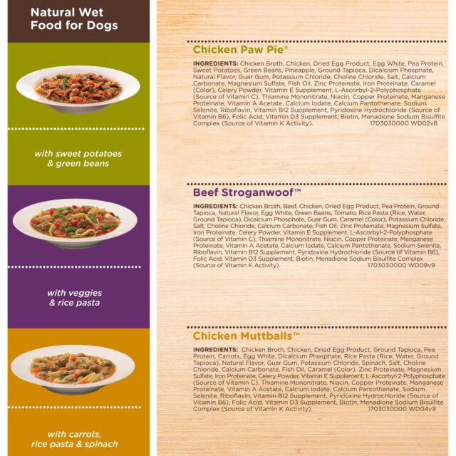 Rachael Ray Nutrish Hearty Recipes Variety Pack Wet Dog Food, 8 oz. Tubs, 6 Count - Image 4