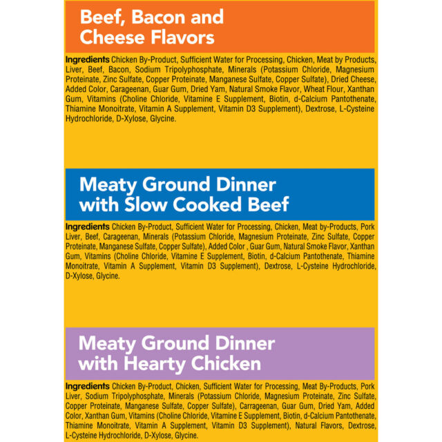 Pedigree Chopped Ground Dinner Wet Dog Food Variety Pack, 3.5 Oz Pouches (18 Pack) - Image 2