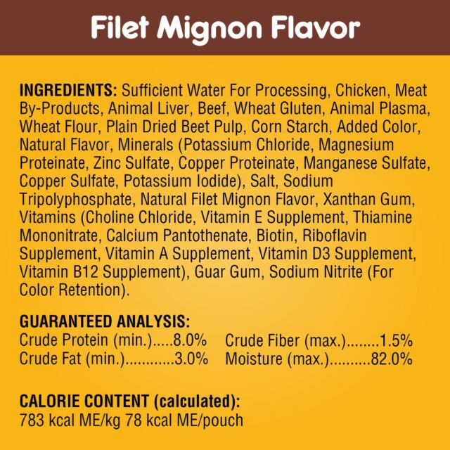 PEDIGREE CHOICE CUTS in Gravy Adult Soft Wet Dog Food, 48 Pouch Variety Pack, 3.5 oz. Pouches - Image 3