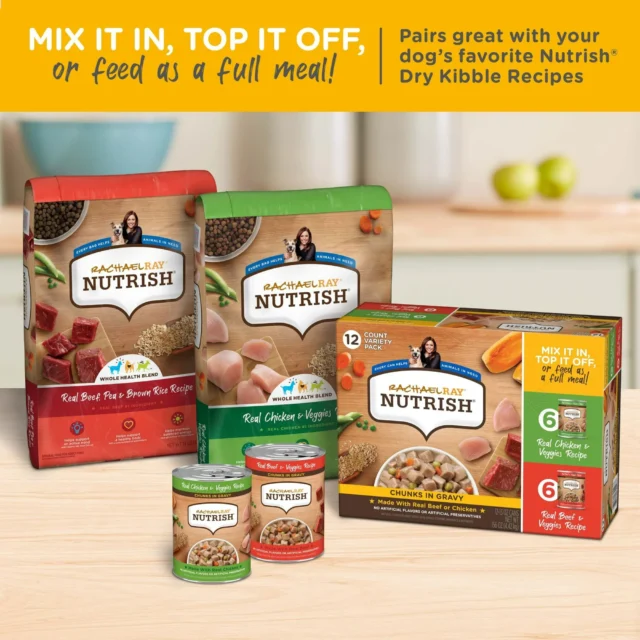 Rachael Ray Nutrish Real Chicken & Veggies Recipe Dry Dog Food - Image 7
