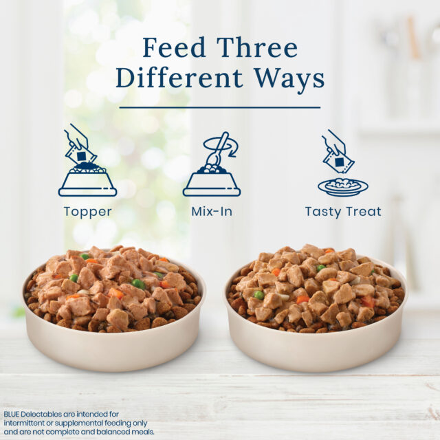 Blue Buffalo Delectables Natural Wet Dog Food Topper Variety Pack, Lamb & Turkey Dinner 3oz (12 Pack - 6 of Each Flavor) - Image 4
