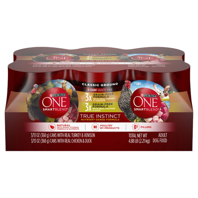 Purina ONE True Instinct Natural Wet Dog Food, High Protein Soft Variety Pack, 13 oz Cans (6 Pack) - Image 10