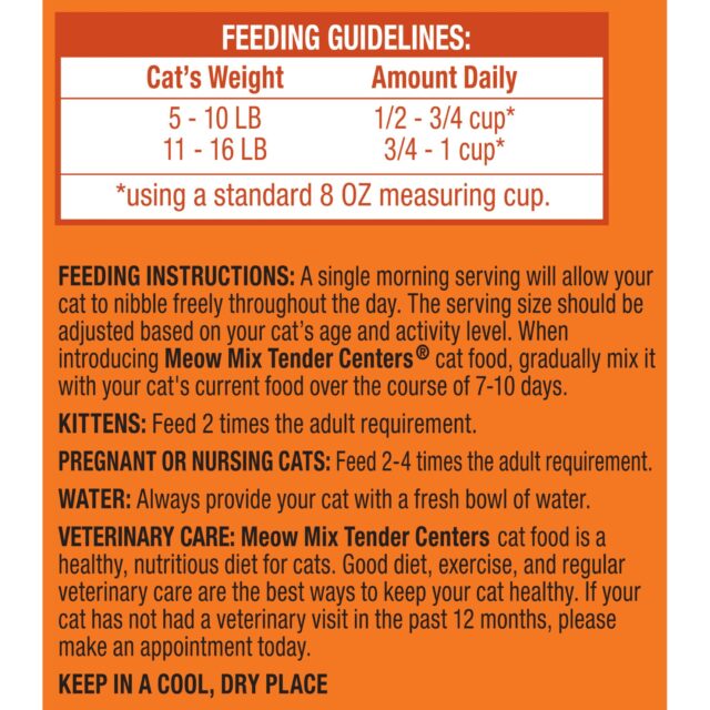 Meow Mix Tender Centers Dry Cat Food, Salmon & White Meat Chicken Flavors - Image 8