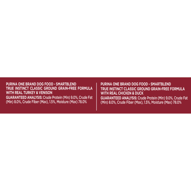 Purina ONE True Instinct Natural Wet Dog Food, High Protein Soft Variety Pack, 13 oz Cans (6 Pack) - Image 4