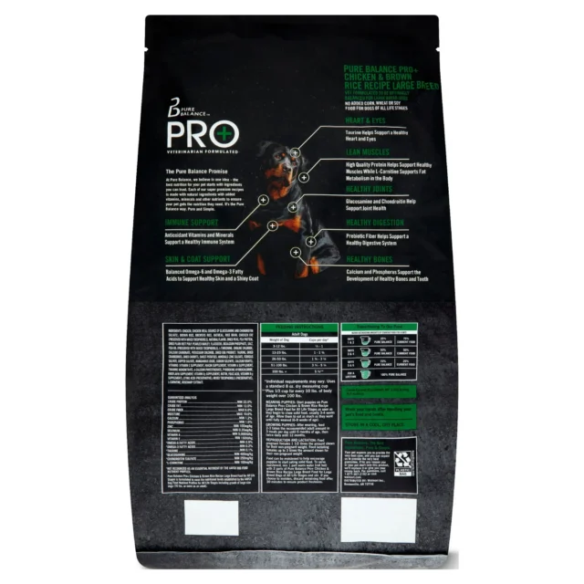 Pure Balance Pro+ Large Breed Dog Food, Chicken & Rice Recipe, 30 lbs - Image 9