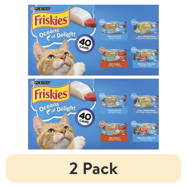 Purina Friskies Ocean Of Delight Gravy Variety Pack, Wet Cat Food, 5.5 oz Cans, 40 Pack - Image 10