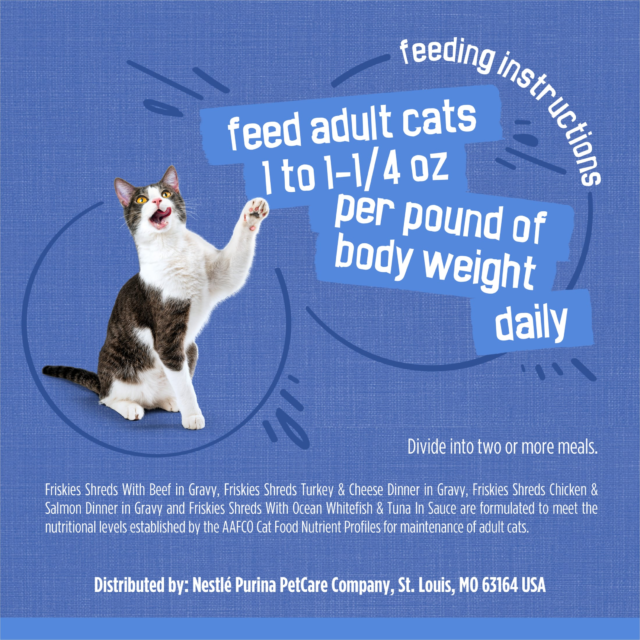 Purina Friskies Shreds Gravy Variety Pack, Wet Cat Food, 5.5 oz Cans, 40 Pack - Image 2