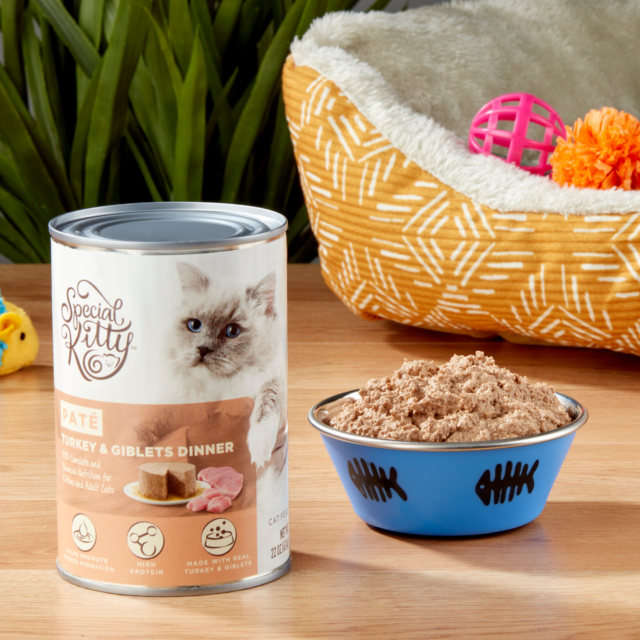 Special Kitty Turkey & Giblets Dinner Pate Wet Cat Food, 22 oz Can - Image 10