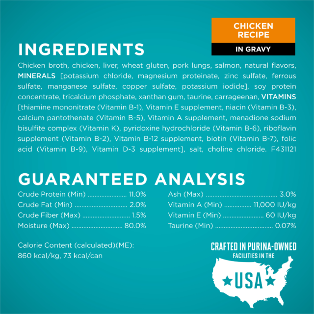 Purina ONE Natural, High Protein Wet Cat Food Variety Pack, Turkey, Chicken and Tuna Recipes - Image 5