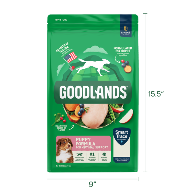 Goodlands Dry Dog Food Puppy Formula, 6 lb Bag - Image 4