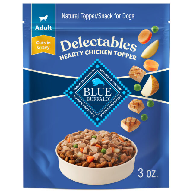 Blue Buffalo Delectables Natural Wet Dog Food Toppers, Tasty Chicken, 3-oz - Image 7