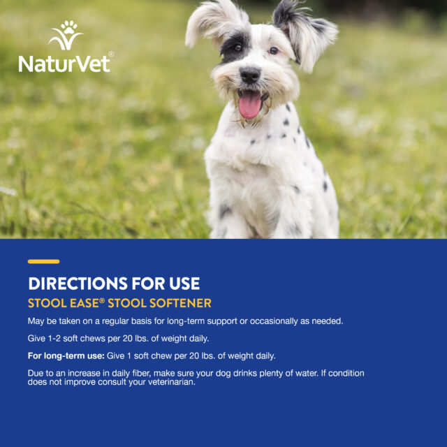 NaturVet Stool Ease Stool Softener for Dogs, 40 Soft Chews - Image 2