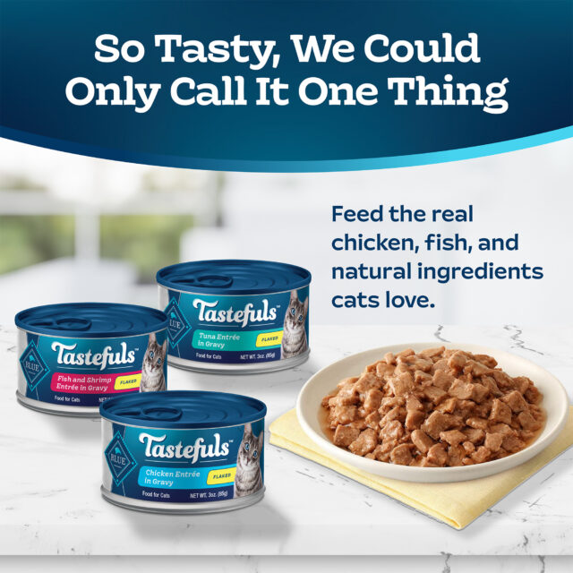 Blue Buffalo Tastefuls Flaked Wet Cat Food 3-Flavor Variety Pack, 3-oz. (12ct, 4 of Each) - Image 9