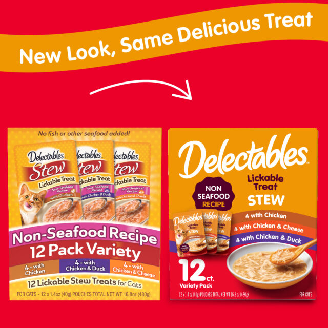 Hartz Delectables Stew Non-Seafood Lickable Wet Cat Treats Variety Pack, 12 Count - Image 8