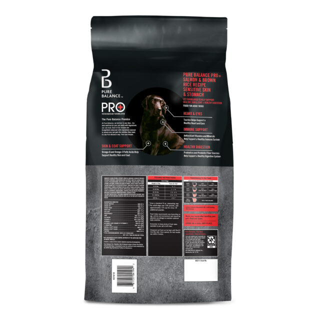 Pure Balance Pro+ Sensitive Skin & Stomach Dog Food, Salmon & Rice Recipe, 8 lb Bag - Image 4