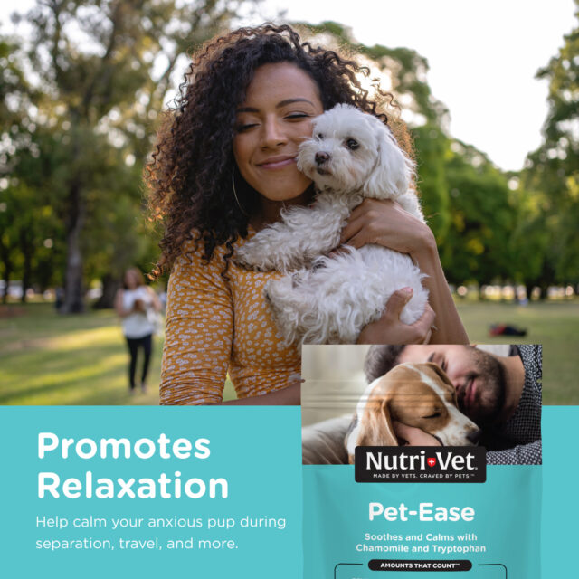 Nutri-Vet Pet-Ease Soft Chews for Dogs - Vet Formulated with Chamomile and Tryptophan to Soothe and Calm Dogs -6.0 oz - Image 6