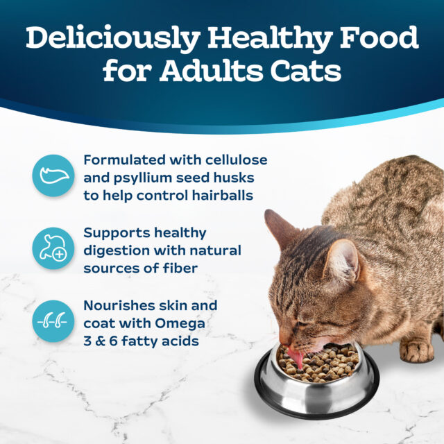Blue Buffalo Tastefuls Dry Cat Food, Hairball Control, Chicken and Brown Rice, 5-lb. Bag - Image 5