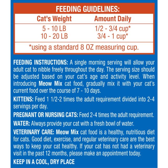 Meow Mix Seafood Medley Dry Cat Food, 14.2 Pound Bag - Image 6