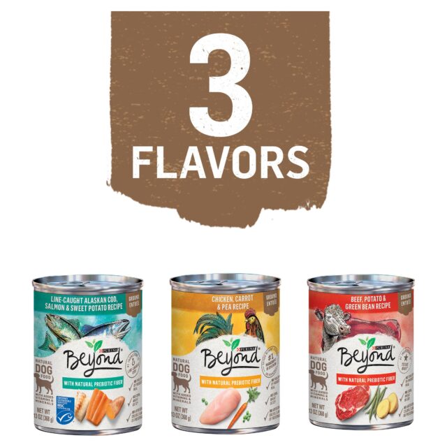 Purina Beyond Ground Entree Wet Dog Food Real Soft Alaskan Cod, Chicken & Beef, 13 oz Cans (6 Pack) - Image 7