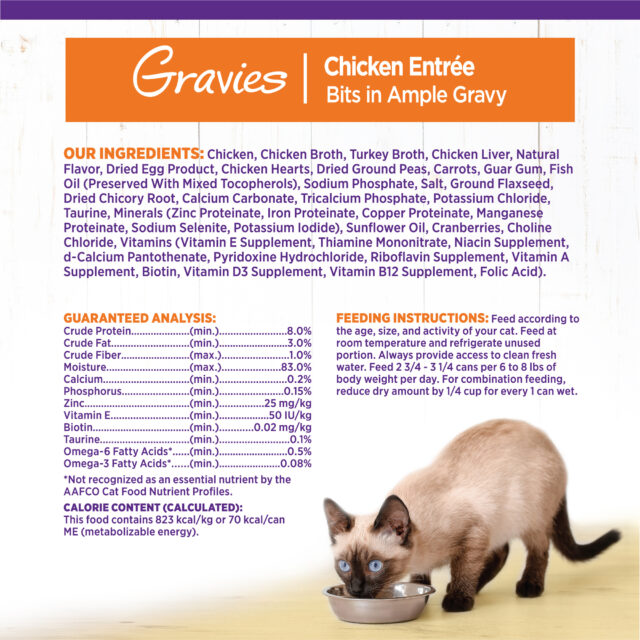 Wellness Complete Health Gravies Grain Free Canned Cat Food, Chicken Dinner, 3 Ounces (Pack of 12) - Image 3