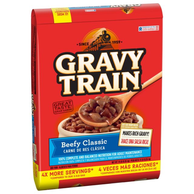 Gravy Train Beefy Classic Dry Dog Food, 14 Lb. Bag - Image 7