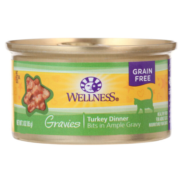 Wellness Complete Health Gravies Grain Free Canned Cat Food, Turkey Dinner, 3 Ounces (Pack of 12) - Image 9
