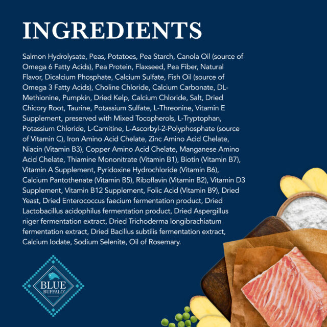 Blue Buffalo Natural Veterinary Diet HF Hydrolyzed Food Intolerance Dry Cat Food, Salmon - Image 7