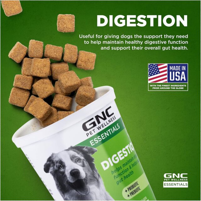 GNC Pets Essentials Digestion Soft Chews, All Dog, 60 Ct - Image 7